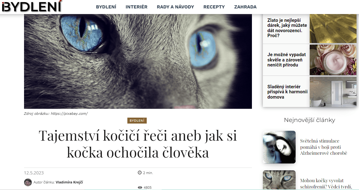 Tajemství kočičí řeči aneb Jak si kočka ochočila člověka